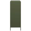 vidaXL Highboard Oliivinvihreä 39x35x103,5 cm Teräs