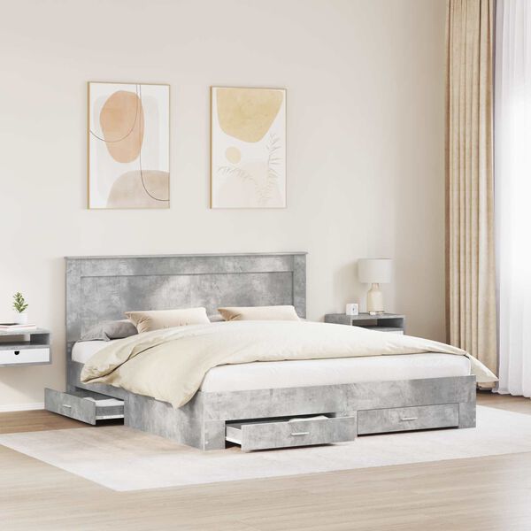 vidaXL S&auml;ngyn runko laatikon kanssa p&auml;&auml;tyll&auml; Tekninen puu