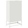vidaXL Highboard Valkoinen 68x39x123 cm Teräs