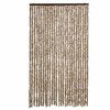 vidaXL Hyönteisverho beige ja ruskea 118x220 cm chenille