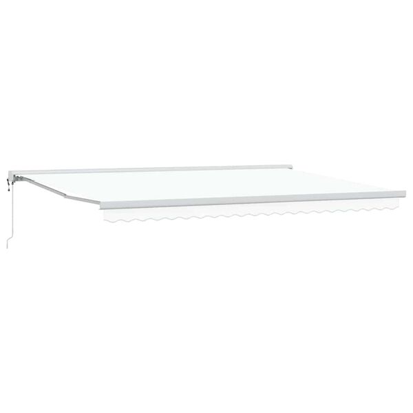 vidaXL Aurinkovarjo Valkoinen 350 x 250 x 165 cm