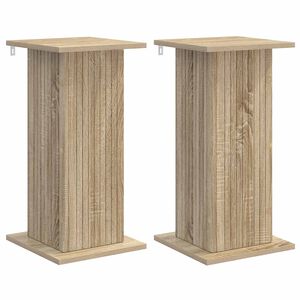 vidaXL Kasviteline 2 pcs Sonoma-tammi 30,5 x 30 x 60,5 cm Tekninen puu