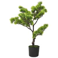 vidaXL Tekokasvi bonsaipuu mänty ruukulla 60 cm vihreä