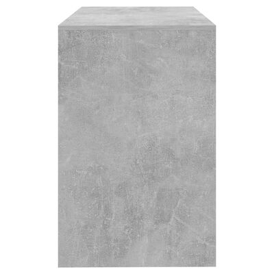 vidaXL Työpöytä betoninharmaa 101x50x76,5 cm lastulevy