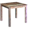 vidaXL Ruokap&ouml;yt&auml; kierr&auml;tetty massiivipuu 80x82x76 cm