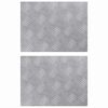 vidaXL Portaan askelma 2 kpl 40 x 30 cm Hopea Alumiini Suorakaide