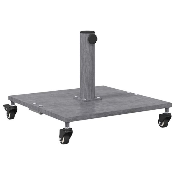 vidaXL P&auml;iv&auml;nvarjonjalusta Tumma harmaa puuj&auml;ljitelm&auml;