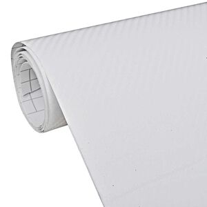 vidaXL Auton p&auml;&auml;llystekalvo 3D valkoinen 100x150 cm