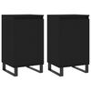 vidaXL Senkit 2 kpl musta 40x35x70 cm tekninen puu