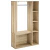 vidaXL Eteisvaatekaappi Sonoma-tammi 91 x 32 x 150,5 cm