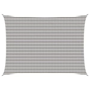 vidaXL Aurinkovarjolaudat Vaaleanharmaa ja valkoinen 5 x 8 m HDPE