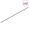 vidaXL Kaappikahva 12 kpl Hopea 700 mm Ruostumaton ter&auml;s