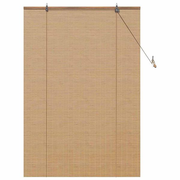 vidaXL Rullaverho verhoilla Ruskea 100 x 160 cm Bambu