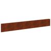 vidaXL Nurmireunus 20 pcs 100 x 15 cm Ter&auml;s Ruosteinen