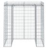 vidaXL Gabion kivikorisein&auml; j&auml;teastialle 110x91x120 cm sinkitty rauta