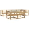 vidaXL Ulkosohvakokoelma 8 pcs valkoinen 325 x 166,5 x 73 cm