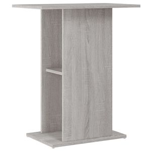 vidaXL Akvaarioteline harmaa Sonoma 60,5x36x72,5 cm tekninen puu