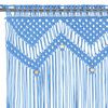 vidaXL Macrame verho sininen 140x240 cm puuvilla