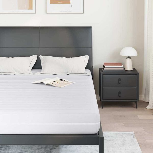 vidaXL Patja Valkoinen 140 x 190 cm Pussijousi