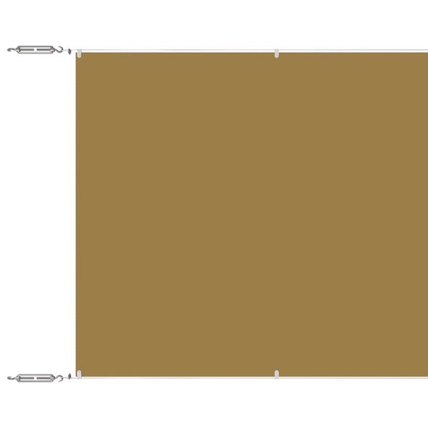 vidaXL Pystymarkiisi beige 60x800 cm Oxford kangas