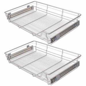 vidaXL Ulosvedett&auml;v&auml;t ritil&auml;laatikot 2 kpl 800 mm hopea