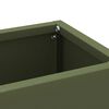 vidaXL Aurinkovarjojalusta Oliivinvihre&auml; 28 x 12 x 41 cm Ter&auml;s
