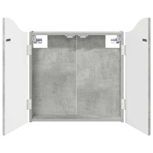 vidaXL Dartboard-kaappi Betoninharmaa 56 x 12 x 63 cm Tekninen puu