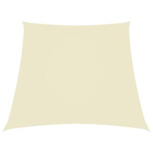 vidaXL Aurinkopurje Oxford-kangas puolisuunnikas 2/4x3 m kerma