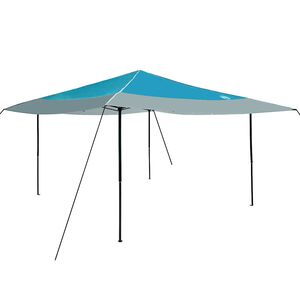 vidaXL Katos teltta 395 x 395 x 251 cm Sininen kangas