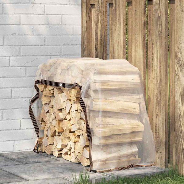 vidaXL kirkas suojapeite silmukoilla 1x2 m PVC