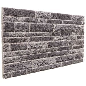 vidaXL Sein&auml;paneelit 10 kpl 100 x 50 cm Antrasiitti EPS vaahtomuovi