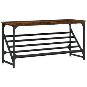 vidaXL Kenk&auml;teline savutammi 90x30x45 cm tekninen puu