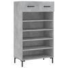 vidaXL Kenk&auml;kaappi betoninharmaa 60x35x105 cm tekninen puu