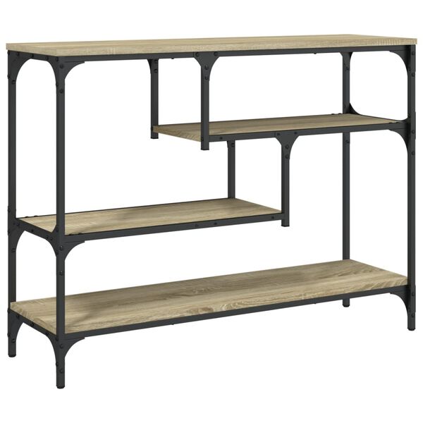 vidaXL Sohvapöytä Sonoma-tammi 100x30x75 cm tekninen puu