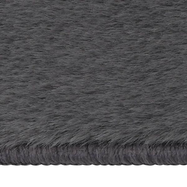 vidaXL Matto j&auml;niksen tekoturkis 180x270 cm antrasiitti