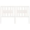 vidaXL S&auml;ngynp&auml;&auml;ty valkoinen 141x4x100 cm t&auml;ysi m&auml;nty