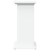 vidaXL Esittelyteline s&auml;ilytystila valkoinen 31x30x60 cm tekninen puu