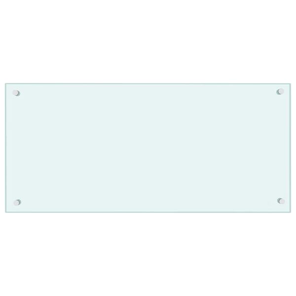 vidaXL Keitti&ouml;n roiskesuoja maitov&auml;ri 90x40 cm karkaistu lasi