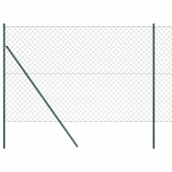 vidaXL Aitalatu Vihre&auml; 25 x 1,6 m (60 x 60 mm verkkokudos)