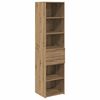 vidaXL Korkea kaappi Artisan tammi 45 x 42,5 x 185 cm Tekninen puu