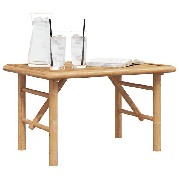 vidaXL Sohvap&ouml;yt&auml; Ruskea 70 x 40 x 36 cm Bambu