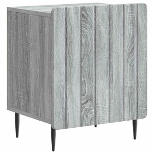 vidaXL Y&ouml;p&ouml;yt&auml;kaappi Harmaa sonoma 43 x 34,5 x 52 cm Tekninen puu