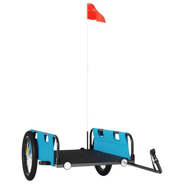 vidaXL Per&auml;k&auml;rry polkupy&ouml;r&auml;&auml;n sininen Oxford kangas ja rauta