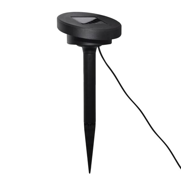 vidaXL Puutarhavalot 6 LEDiä maapiikit ja aurinkopaneeli