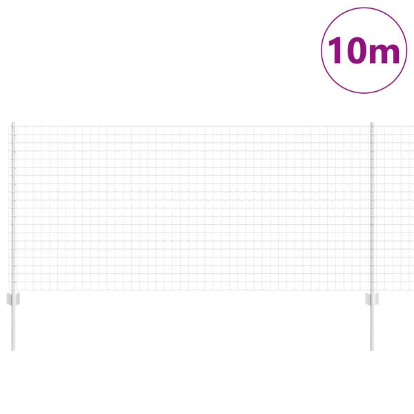 vidaXL Aita ja Tuki Hopea 1 x 10 m Ter&auml;s