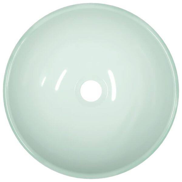 vidaXL Pesuallas karkaistu lasi 35x12 cm valkoinen