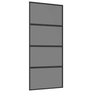 vidaXL Liukuovi 90 x 205 cm Karkaistu lasi ja alumiini
