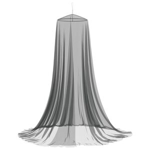 vidaXL Hyttysverkko s&auml;ngylle 3 kpl 156 mesh Musta ⌀56 x 220 cm