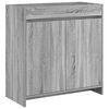vidaXL Kylpyhuoneen allaskaappi Harmaa Sonoma 78,5 x 37,5 x 81 cm