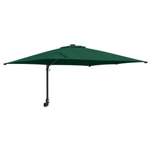 vidaXL Puutarhavarjo Vihre&auml; 248,5 x 247,5 x 160 cm Polyesteri ja ter&auml;s